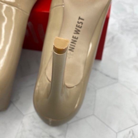 🥳Host Pick🥳 Nine West Mary Jane Nude Heels Size 9.5 - Picture 4 of 16
